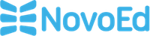 NovoEd Logo v4 - Blue (60x250)